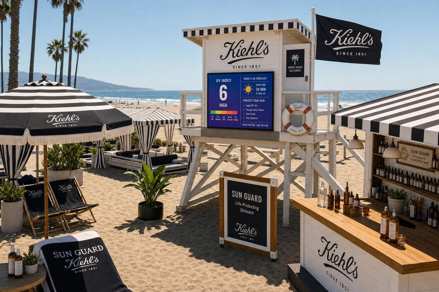 Kiehl’s — Sun Alert Station